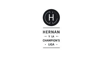 Logo de Hernán y la Champion's Liga, diseñado por Mejor Digital
