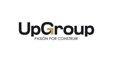 Logo de UpGroup, diseñado por Mejor Digital