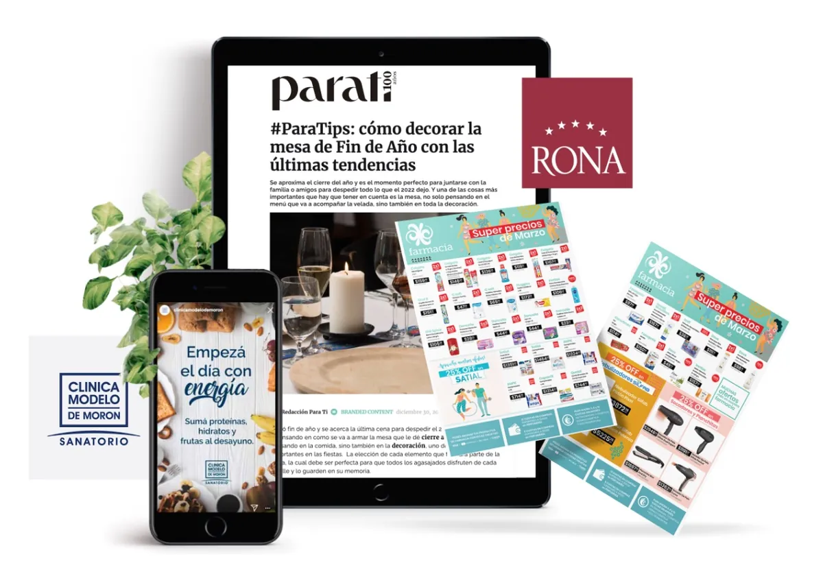 Diseño editorial, newsletters y piezas gráficas creadas por Mejor Digital